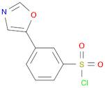 3-(Oxazol-5-yl)benzene-1-sulfonyl chloride