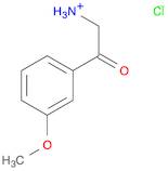 Ethanone,2-amino-1-(3-methoxyphenyl)-, hydrochloride (1:1)