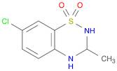 7-Chloro-3-methyl-3,4-dihydro-2H-benzo[e][1,2,4]thiadiazine 1,1-dioxide