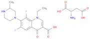 (S)-2-Aminosuccinic acid 1-ethyl-6,8-difluoro-7-(3-methylpiperazin-1-yl)-4-oxo-1,4-dihydroquinoline-3-carboxylic acid (1:1)
