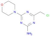 4-(chloromethyl)-6-(4-morpholinyl)-1,3,5-triazin-2-amine