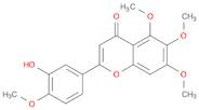 4H-1-Benzopyran-4-one,2-(3-hydroxy-4-methoxyphenyl)-5,6,7-trimethoxy-