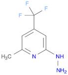 6-METHYL-4-(TRIFLUOROMETHYL)PYRID-2-YL HYDRAZINE