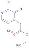 1(2H)-Pyrazineaceticacid, 3-bromo-6-methyl-2-oxo-, ethyl ester