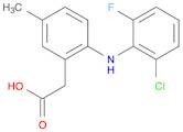 2-(2-(2-chloro-6-fluorophenylamino)-5-methylphenyl)aceticacid
