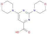 4-Pyrimidinecarboxylicacid, 2,6-di-4-morpholinyl-