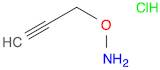 Hydroxylamine, O-2-propynyl-, hydrochloride