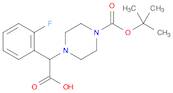 1-Piperazineaceticacid, 4-[(1,1-dimethylethoxy)carbonyl]-a-(2-fluorophenyl)-