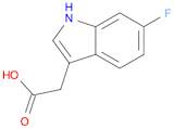 1H-Indole-3-aceticacid, 6-fluoro-