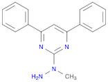 2-(1-METHYLHYDRAZINO)-4,6-DIPHENYLPYRIMIDINE