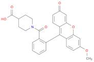 1-(2-(6-Methoxy-3-oxo-3H-xanthen-9-yl)benzoyl)piperidine-4-carboxylic acid