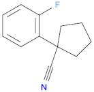 1-(2-fluorophenyl)cyclopentane-1-carbonitrile