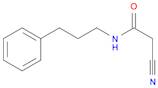 Acetamide, 2-cyano-N-(3-phenylpropyl)-