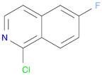 Isoquinoline, 1-chloro-6-fluoro-