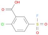 2-CHLORO-5-(FLUOROSULFONYL)BENZOIC ACID