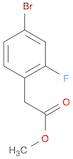 methyl 2-(4-bromo-2-fluorophenyl)acetate
