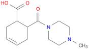 6-(4-METHYL-PIPERAZINE-1-CARBONYL)-CYCLOHEX-3-ENECARBOXYLIC ACID