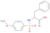 2-(4-Methoxyphenylsulfonamido)-3-phenylpropanoic acid