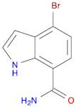 4-Bromo-1H-indole-7-carboxamide