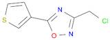 1,2,4-Oxadiazole,3-(chloromethyl)-5-(3-thienyl)-