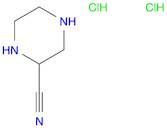 2-Piperazinecarbonitrile,hydrochloride (1:2)