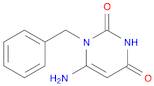 2,4(1H,3H)-Pyrimidinedione, 6-amino-1-(phenylmethyl)-