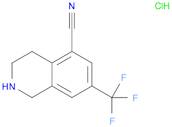 7-(TrifluoroMethyl)-1,2,3,4-tetrahydro-isoquinolin-5-carbonitrile HCl