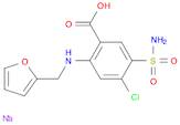 Benzoic acid, 5-(aminosulfonyl)-4-chloro-2-[(2-furanylmethyl)amino]-,monosodium salt