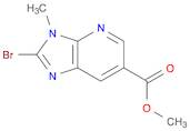 Methyl 2-bromo-3-methyl-3H-imidazo[4,5-b]pyridine-6-carboxylate