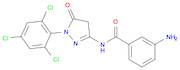 3-Amino-N-(5-oxo-1-(2,4,6-trichlorophenyl)-4,5-dihydro-1H-pyrazol-3-yl)benzamide