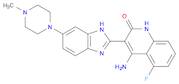 2(1H)-Quinolinone,4-amino-5-fluoro-3-[6-(4-methyl-1-piperazinyl)-1H-benzimidazol-2-yl]-