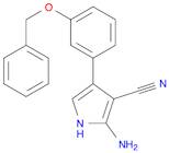 2-Amino-4-(3-(benzyloxy)phenyl)-1H-pyrrole-3-carbonitrile