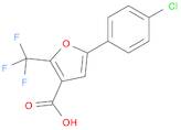 5-(4-Chlorophenyl)-2-(trifluoromethyl)furan-3-carboxylic acid