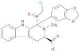 (1R,3R)-METHYL-1,2,3,4-TETRAHYDRO-2-CHLOROACETYL-1-(3,4-METHYLENEDIOXYPHENYL)-9H-PYRIDO[3,4-B]INDOLE-3-CARBOXYLATE