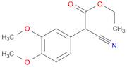 Ethyl 2-cyano-2-(3,4-dimethoxyphenyl)acetate