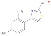 4-(2,4-Dimethylphenyl)thiazole-2-carbaldehyde