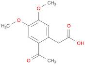 (2-ACETYL-4,5-DIMETHOXYPHENYL)ACETIC ACID