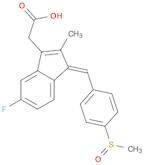 1H-Indene-3-aceticacid, 5-fluoro-2-methyl-1-[[4-(methylsulfinyl)phenyl]methylene]-, (1Z)-