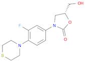 (R)-3-(3-FLUORO-4-THIOMORPHOLINOPHENYL)-5-(HYDROXYMETHYL)OXAZOLIDIN-2-ONE