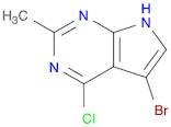 5-Bromo-4-chloro-2-methyl-7H-pyrrolo[2,3-d]pyrimidine