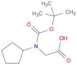 Glycine,N-cyclopentyl-N-[(1,1-dimethylethoxy)carbonyl]-