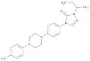 1-(sec-Butyl)-4-(4-(4-(4-hydroxyphenyl)piperazin-1-yl)phenyl)-1H-1,2,4-triazol-5(4H)-one