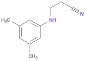 3-((3,5-Dimethylphenyl)amino)propanenitrile