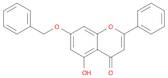 4H-1-Benzopyran-4-one, 5-hydroxy-2-phenyl-7-(phenylmethoxy)-