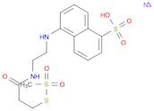 Sodium 5-((2-(3-((methylthio)sulfonyl)propanamido)ethyl)amino)naphthalene-1-sulfonate