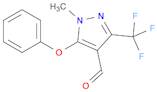 1-Methyl-5-phenoxy-3-(trifluoromethyl)-1H-pyrazole-4-carbaldehyde