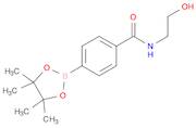 4-(2-Hydroxyethylcarbamoyl)phenylboronic acid, pinacol ester