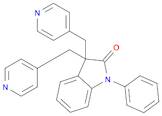 1-phenyl-3,3-bis(pyridin-4-ylmethyl)indol-2-one