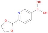 2-(1,3-DIOXOLAN-2-YL)PYRIDINE-5-BORONIC ACID