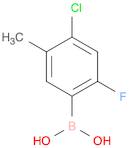 4-CHLORO-2-FLUORO-5-METHYLPHENYLBORONIC ACID